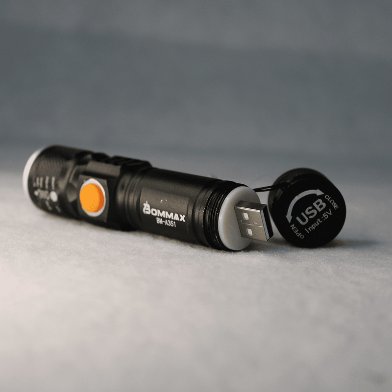 Lanterna USB de Luz Negra ou Ultra Violeta - Input 5V | Bommax